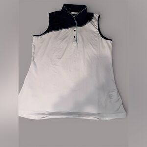 Greg Norman Navy and White Tank Top for Golf or pickleball